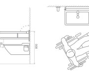Sapho Handicap Madlo Rovné 300mm, Nerez Lesk