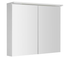 Aqualine Kawa Strip Galerka S Led Osvětlením 80x70x22cm, Bílá