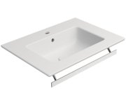 Gsi Pura Keramické Umyvadlo Slim 62x46cm, Bílá Mat