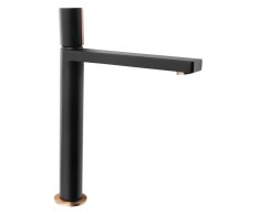 Sapho Kaisa Stojánková Umyvadlová Baterie Vysoká, 235mm, černá/měď Mat