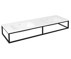 Sapho Ska Konzole Pod Umyvadlo/desku 160x22x51cm, černá Mat