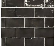 Obklad Equipe Manacor Black 7,5x15 - černá