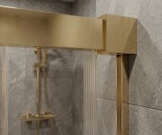 Gelco Luxor Gold Matt Sprchové Dveře 1300mm, čiré Sklo