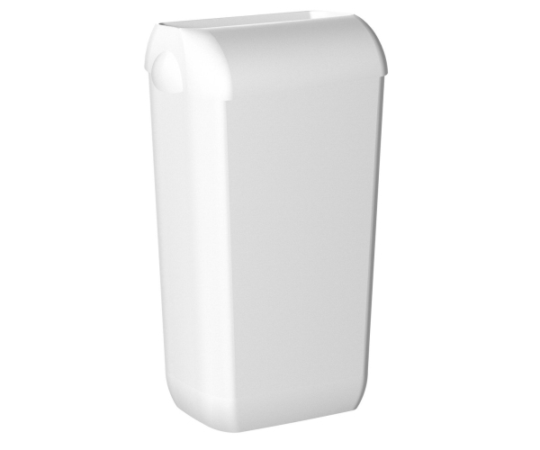 Marplast Colored Odpadkový Koš Nástěnný S Víkem 23l, Abs, Soft Touch, Bílá