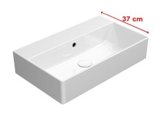 Gsi Kube X Keramické Umyvadlo 60x37cm, Bez Otvoru, Bílá Extraglaze