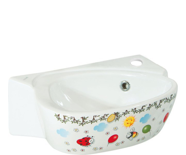 Creavit Kid Keramické Umývátko Dětské 39x29cm, Barevný Potisk