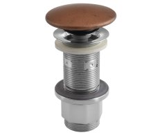 Sapho Umyvadlová Výpust 5/4“, Click-clack, Betonová Zátka, 10-80mm, Měď Mat