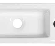 Sapho Zoe Keramické Umývátko 37x18cm, Otvor Pro Baterii Vpravo, Bílá