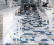 Retro dlažba Deceram Linea Blue 16x18 (skladem)