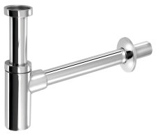 Bruckner Umyvadlový Sifon 5/4", Dn32, Kulatý, Chrom