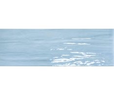 Brennero Bloomy Acqua Blu 25x75 Lucida