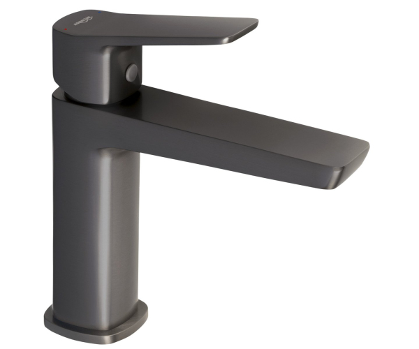 Aqualine Flery Stojánková Umyvadlová Baterie, Gun Metal
