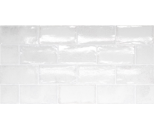 Retro obklad Equipe Altea White 7,5x15 - bílá