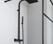 Gelco Cure Black Prodloužený Profil Vzpěry 1400mm, černá Mat