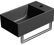 Gsi Kube X Keramické Umývátko 40x23cm, Pravé/levé, černá Mat