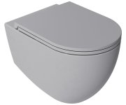 Isvea Infinity Wc Sedátko, Slim, Soft Close, Easy Take, Stone Grey