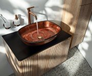 Sapho Nelio Keramická Deska Black 77,5x0,9x49,3cm, černá Mat
