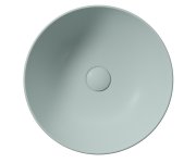 Gsi Pura Keramické Umyvadlo Na Desku, Průměr 42cm, Ghiaccio Mat