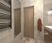 Vizualizace retro koupelny ve stylu patchwork s obklady Bestile Pames Bistrot