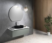 Sapho Dara Cut Zrcadlo S Led Podsvícením 20w, ø 100x90cm, Topná Fólie