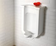 Kerasan Waldorf Urinál Se Zakrytým Přívodem Vody, 44x72cm, Bílá