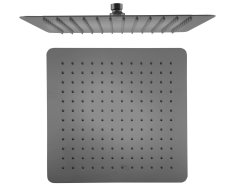 Sapho Slim Hlavová Sprcha, 300x300mm, Gun Metal
