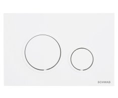 Schwab Vela Ovládací Tlačítko, 247x165 Mm, Bílá Mat