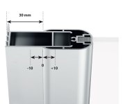 Sprchové dveře Chrome CSDL2 - CSDL2 110, satin+transparent 0QVDCU0LZ1