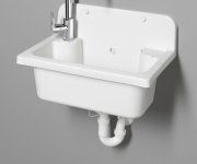 Aqualine Závěsná Výlevka 55x37cm, Plast, Bílá