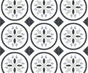 Retro dlažba Xclusive Retro Circle 20,5x20,5