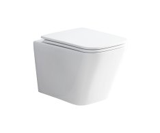 Mereo Wc Závěsné Kapotované, Rimless, 490x340x350, Keramické, Vč. Sedátka Css118s