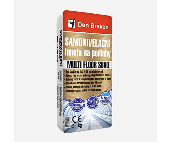 Samonivelační hmota na podlahy MULTI FLOOR S600 - šedá, 25 kg