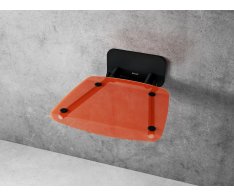 Sprchové sedátko Ovo B II - Sedátko Ovo B II, černá/orange