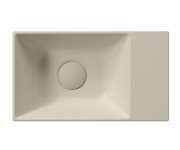 Gsi Kube X Keramické Umývátko 40x23cm, Bez Otvoru, Pravé/levé, Creta Mat