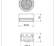Náhradní Perlátor Pro Por10201 Por10202 Por10204 AQS+PERLATOR-21