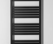 Bruckner Grunt Otopné Těleso Rovné 500x1050mm, Středové Připojení, černá Mat
