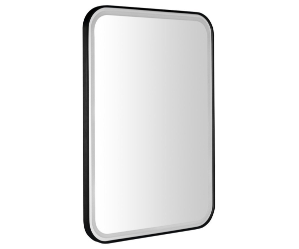 Sapho Cetis Zrcadlo S Led Osvětlením 60x80cm, černá Mat
