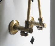 Sapho Pevná Připojovací Trubka 10mm-m10x1, 30 Cm, Bronz