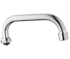 Aqualine Universální Výtokové Ramínko K baterii, 176mm, Typ-u, Chrom