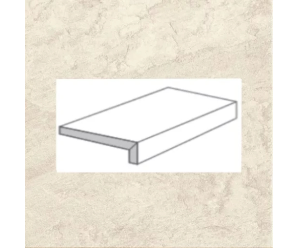 2cm dlažba jako kámen Castelvetro Quartz Stones White Elemento L C.R. Lineare 30x60 - béžová