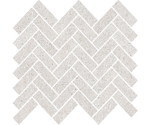 Dlažba jako kámen EdimaxAstor Feel Pearl Mos. Spina 30x30 Rett. (2,3x6,5) - šedá