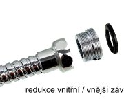 Spořič Vody 2-pol., Prodl., Nerezová Ocel/plast SV3940-CR