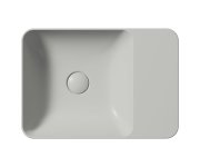 Gsi Modo Keramické Umyvadlo Na Desku 50x35cm, Bez Otvoru, Cenere Mat