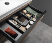 Sapho Lindo "u" Organizér 372x36x323mm, Plast, Antracit