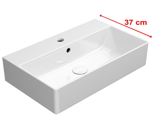Gsi Kube X Keramické Umyvadlo 60x37cm, Bílá Extraglaze