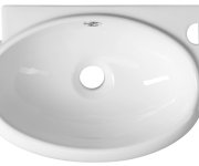 Sapho Ribera Keramické Umývátko Rohové 43x28,5cm, Otvor Pro Baterii Vpravo, Bílá