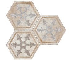 Fioranese Heritage Deco Exagona Texture_1 34,5x40