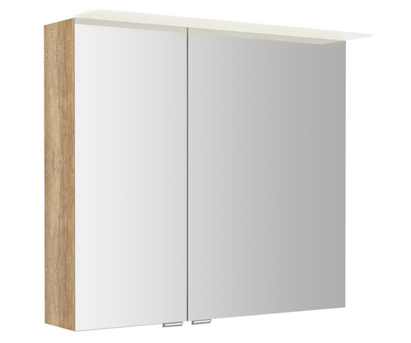 Sapho Linex Galerka S Led Osvětlením, 80x70x15cm, Dub Alabama