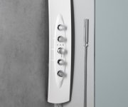Polysan Mola Termostatický Sprchový Panel Rohový 210x1300mm, Bílá