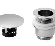 Omp Tea Umyvadlová Výpust 5/4“, Neuzavíratelná, Velká Zátka, 30-45mm, Chrom